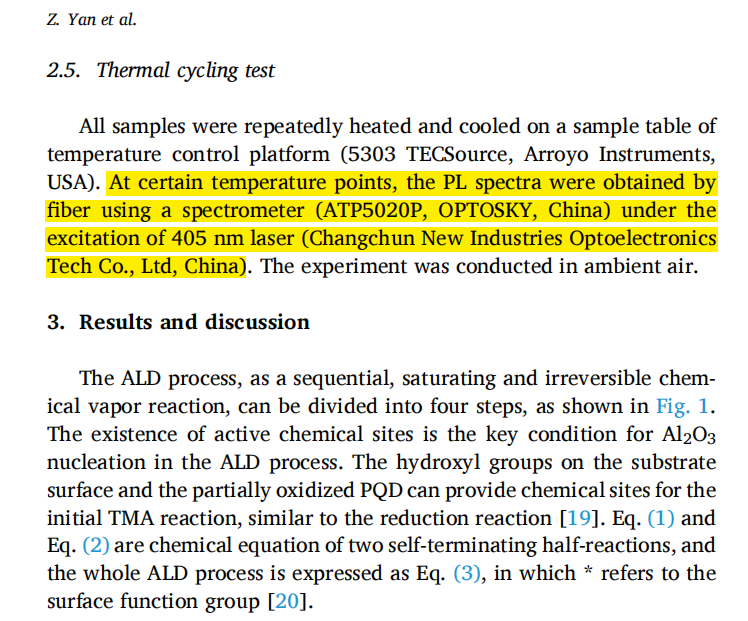 应用案例 | 精准调控ALD工艺,ATP5020P护航钙钛矿量子点产业化